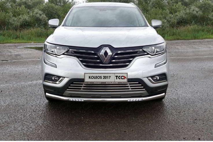 Защита переднего бампера на Renault Koleos фото 1