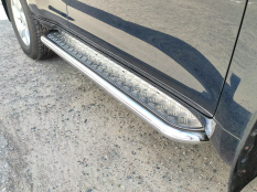 Пороги и боковые трубы на Toyota Land Cruiser Prado 150 фото 37