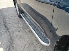 Пороги и боковые трубы на Toyota Land Cruiser Prado 150 фото 43