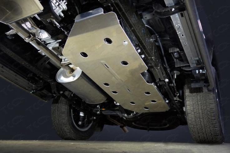 Защита картера двигателя и КПП на Toyota Land Cruiser Prado 150 фото 1