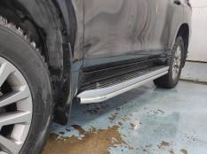 Пороги и боковые трубы на Toyota Land Cruiser Prado 150 фото 20