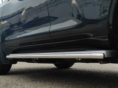 Пороги и боковые трубы на Toyota Land Cruiser Prado 150 фото 7