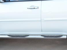 Пороги и боковые трубы на Mitsubishi Pajero Sport фото 5