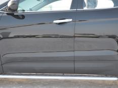 Пороги и боковые трубы на Hyundai Santa Fe фото 5