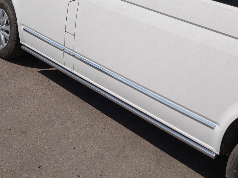Пороги и боковые трубы на Volkswagen Caravelle/Multivan/Transporter фото 31