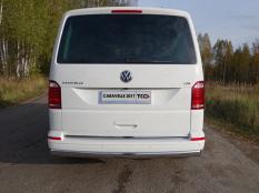Защита заднего бампера на Volkswagen Caravelle/Multivan/Transporter фото 3