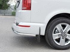 Защита заднего бампера на Volkswagen Caravelle/Multivan/Transporter фото 7