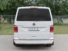 Защита заднего бампера на Volkswagen Caravelle/Multivan/Transporter фото 6