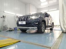 Защита переднего бампера на Toyota Land Cruiser Prado 150 фото 26