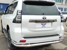 Защита заднего бампера на Toyota Land Cruiser Prado 150 фото 37