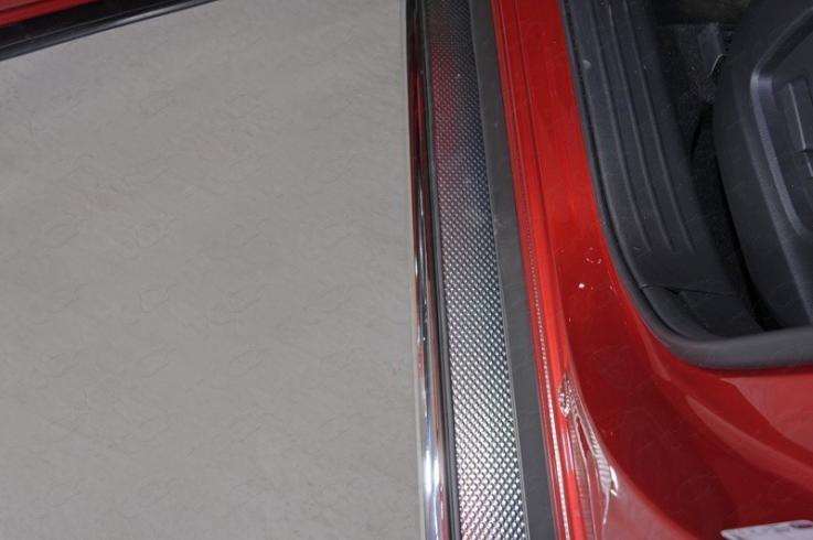 Пороги и боковые трубы на Mazda CX 9 фото 1