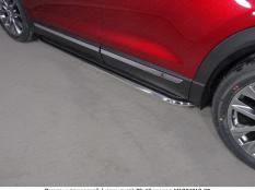 Пороги и боковые трубы на Mazda CX 9 фото 4