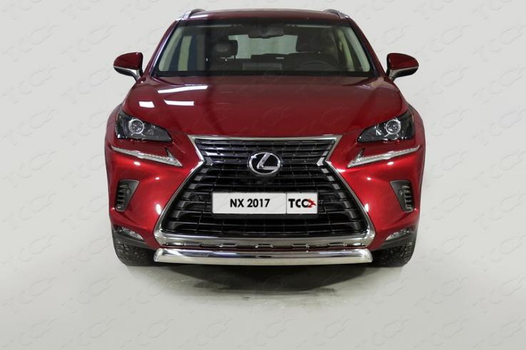 Защита переднего бампера на Lexus NX 200 фото 1