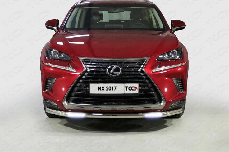 Защита переднего бампера на Lexus NX 200 фото 1