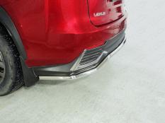 Защита заднего бампера на Lexus NX 200 фото 5