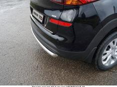 Защита заднего бампера на Hyundai Tucson фото 5