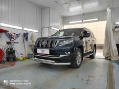 Защита переднего бампера на Toyota Land Cruiser Prado 150 Style фото 7