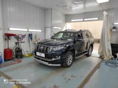 Защита переднего бампера на Toyota Land Cruiser Prado 150 Style фото 8