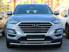 Защита переднего бампера на Hyundai Tucson фото 3