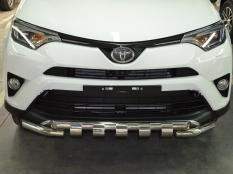 Защита переднего бампера на Toyota RAV4 фото 4