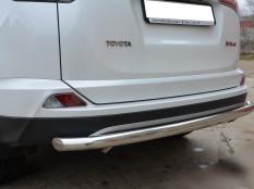 Защита заднего бампера на Toyota RAV4 фото 3