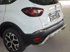 Защита заднего бампера на Renault Kaptur фото 3