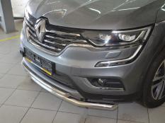 Защита переднего бампера на Renault Koleos фото 3