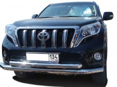 Защита переднего бампера на Toyota Land Cruiser Prado 150 фото 3