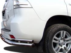 Защита заднего бампера на Toyota Land Cruiser Prado 150 фото 5