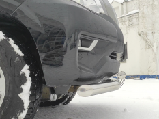 Защита переднего бампера на Toyota Land Cruiser Prado 150 фото 18