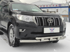 Защита переднего бампера на Toyota Land Cruiser Prado 150 фото 19
