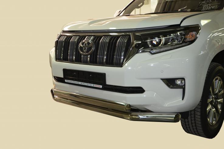Защита переднего бампера на Toyota Land Cruiser Prado 150 фото 1