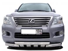 Защита переднего бампера на Lexus LX570-LX450D фото 3