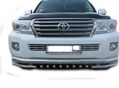 Защита переднего бампера на Toyota Land Cruiser 200 фото 3