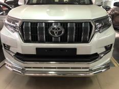 Защита переднего бампера на Toyota Land Cruiser Prado 150 Style фото 3