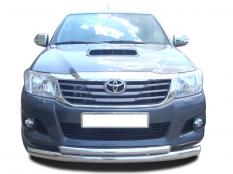 Защита переднего бампера на Toyota Hilux фото 4