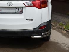 Защита заднего бампера на Toyota RAV4 фото 5