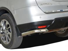 Защита заднего бампера на Nissan X-Trail фото 3