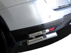 Защита заднего бампера на Nissan X-Trail фото 5