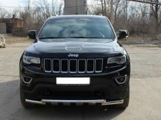 Защита переднего бампера на Jeep Grand Cherokee фото 11