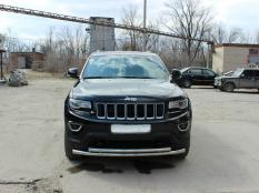 Защита переднего бампера на Jeep Grand Cherokee фото 6
