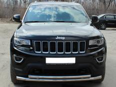 Защита переднего бампера на Jeep Grand Cherokee фото 7