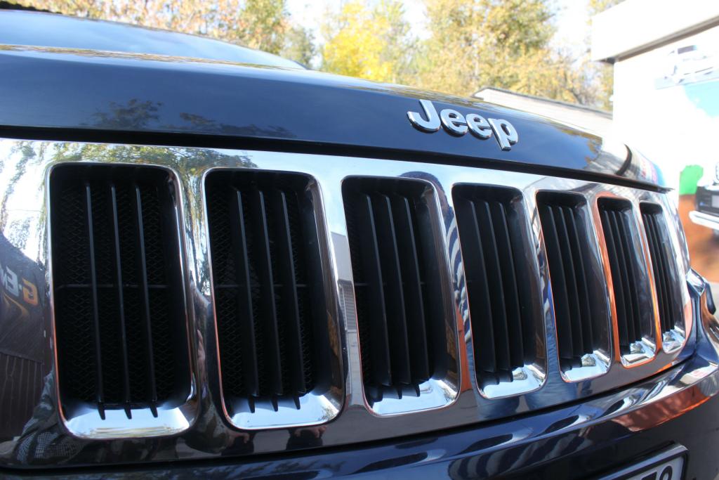 Защитные сетки радиатора на Jeep Grand Cherokee фото 69