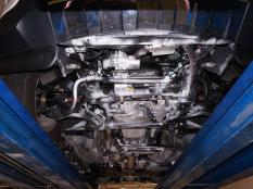 Защита картера двигателя и КПП на Jeep Grand Cherokee фото 6