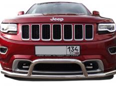 Защита переднего бампера на Jeep Grand Cherokee фото 3
