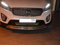 Защита переднего бампера на Kia Sorento Prime фото 3