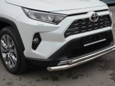 Защита переднего бампера на Toyota RAV4 фото 4