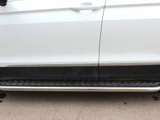 Защита заднего бампера на Volkswagen Tiguan фото 5