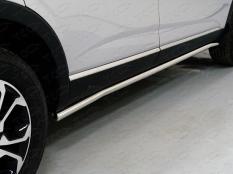 Пороги и боковые трубы на Renault Arkana фото 5