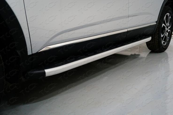 Пороги и боковые трубы на Renault Arkana фото 1